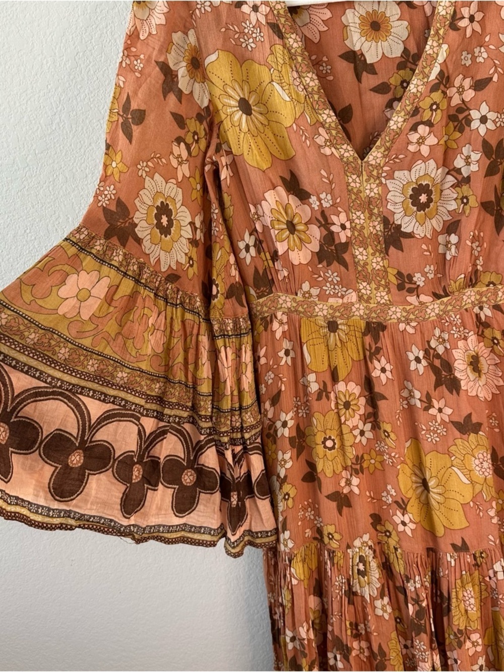 Spell and the Gypsy Collective Buttercup Maxi Dress Gown SZ XS - Picture 4 of 7